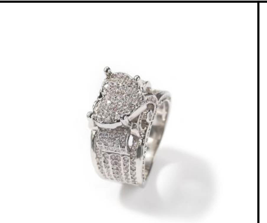 Exquisite European Romantic Brass Ring