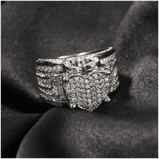 Exquisite European Romantic Brass Ring